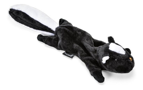 Brinquedo Gambá De Pelúcia Para Cães - Pp174 Cor Preto e Branco