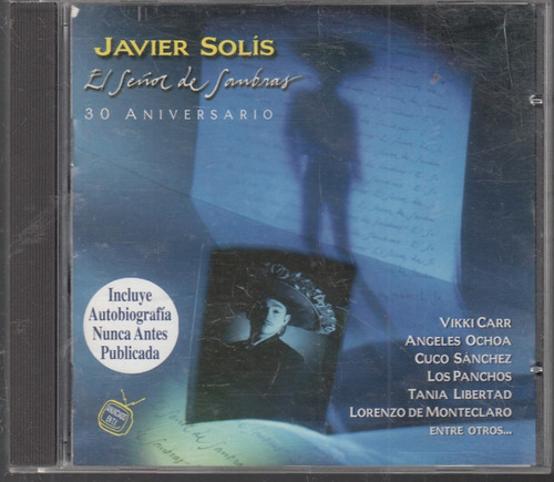 Javier Solis. El Señor De Sombras. Cd Original Usado Qqb. Mz