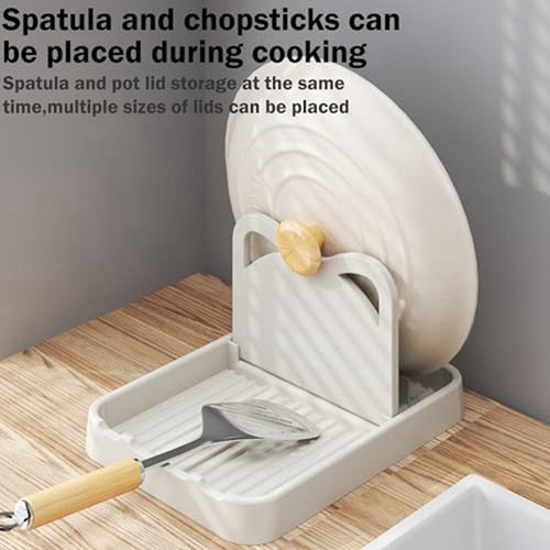 Soporte Para Cucharas U3 Con Soporte Para Tapa, Soporte Para
