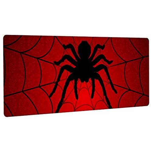 Alfombrilla De Mouse Grande Para Juegos De Telaraña Roja, Al