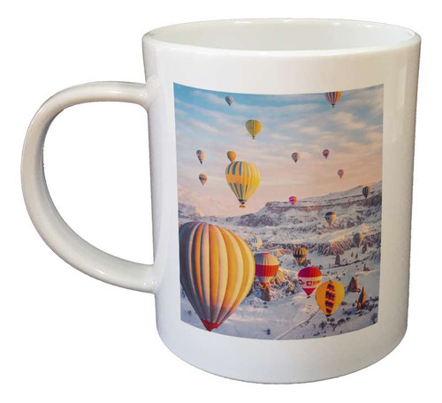 Taza De Plastico Capadocia Globos Aerostaticos Nieve Viaja