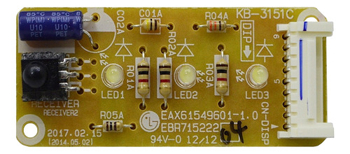 Placa Display Interface Ar LG Tsnc072w4w0 Tsnc092w4w0