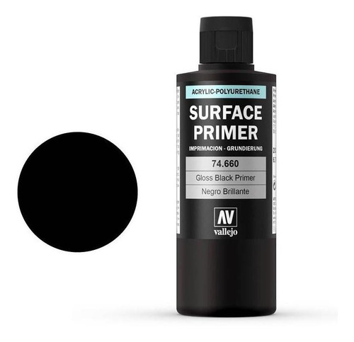 Vallejo Surface Primer Negro Brillante 74.660 200ml