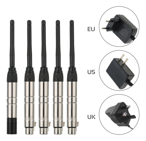 A Kit D/receptor Y Transmisor Inalámbrico Dmx512 2.4g Ism,