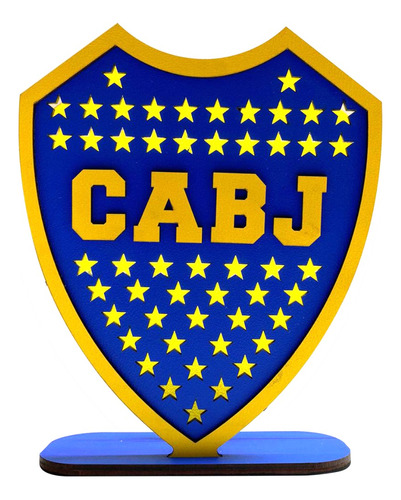 Velador Futbol De Mdf Boca Juniors