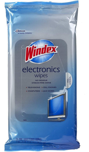 Windex Electrónica Toallitas Ordenadores Pará, Teléfonos, Te