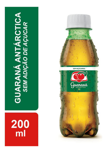 Refrigerante Guaraná Antarctica Zero Açucar 200ml (12 Und)