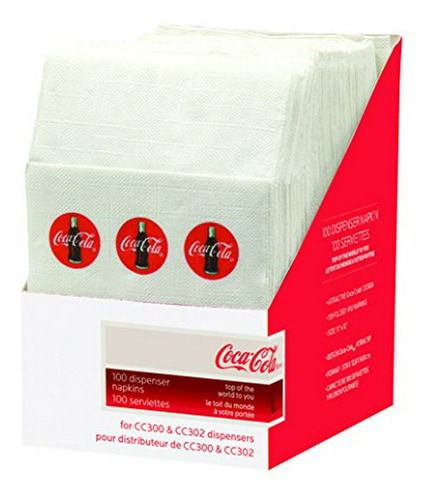 Servilletas Coca-cola (100 Unidades), Media, Rojas