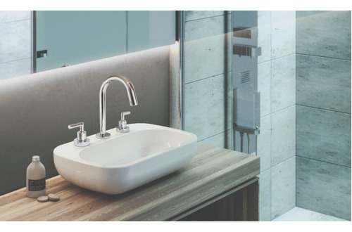 Juego Baño Completo Aqualaf Aqua Lever Cromo