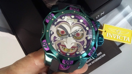 Relógio Invicta Venom Dc Comics Coringa Limited Edition