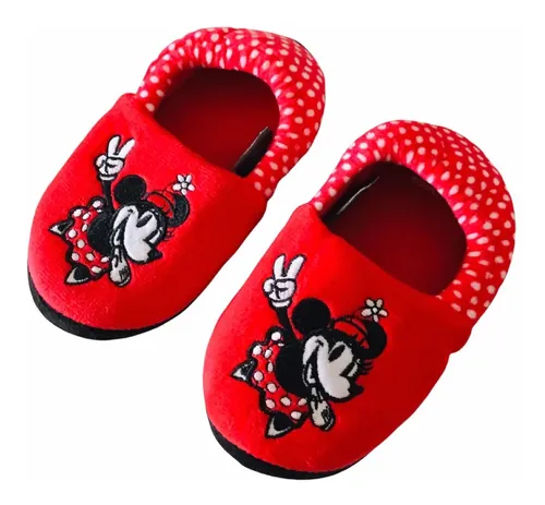 Pantufla Disney Minnie Mouse Para Niñas