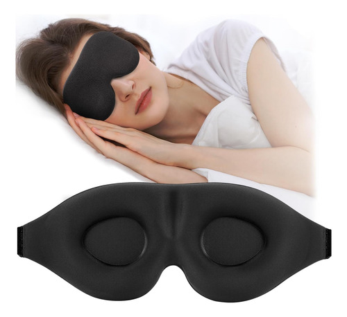 Mascara Para Dormir En 3d Para Dormir De Lado, 100% Antil...