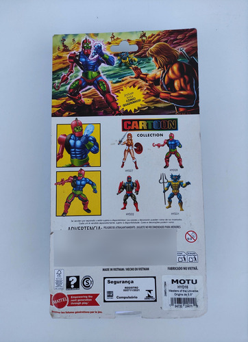 Figura Trap Jaw Masters Of The Universe Cartoon Motu (Usado)