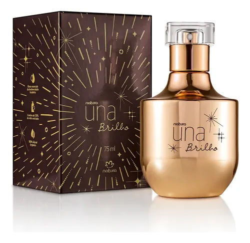 Una Brilho Natura Deo Parfum Perfume Feminino Original 75ml