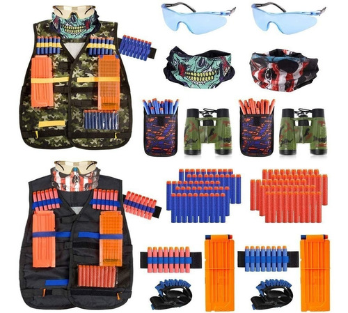 Kit De Chaleco Táctico Para Niños Para Nerf Guns Game...