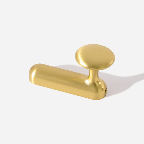 Kit 03 - Cabide Com Gancho De Parede (jardins Ouro Fosco)