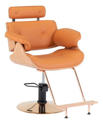 Silla Barbero Hidraulica Estetica Barberia Ajustable Eames