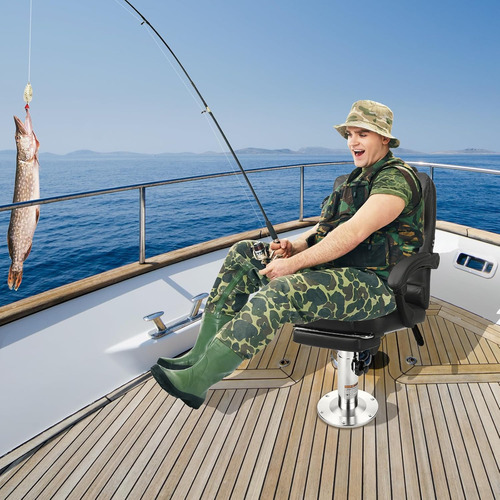 Pedestal De Asiento De Barco Con Tobogán, Altura Ajustable D