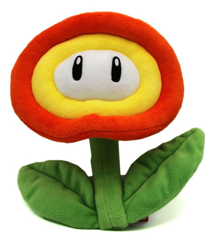 Peluche Mario Bros Fire Flower Marca Little Buddy 20cm