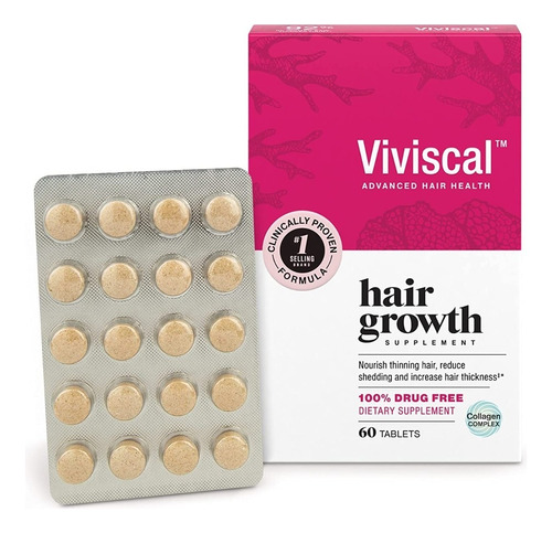 Viviscal Para Crecimiento Del Cabello 60 Tabletas