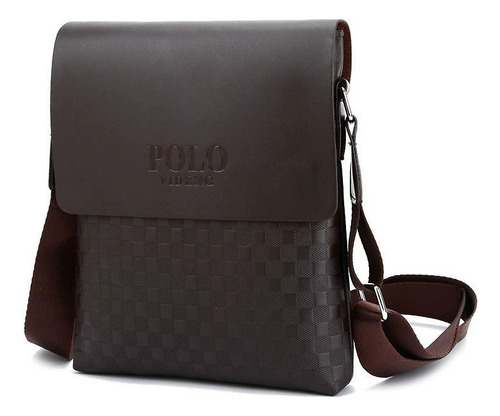 Polo Hombres Bolsa De Hombro De Cuero De Ocio De Viaje