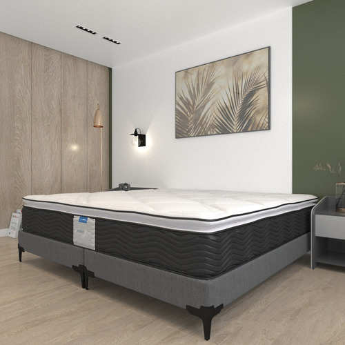 Colchón King Size Restonic Soporte Comodo Ortopédico