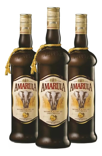 Licor Crema Amarula Importado 750 Ml Pack X 3 Unidades