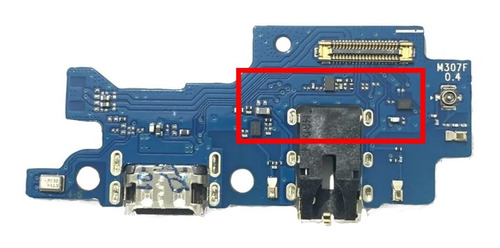 Flex Centro Carga Micrófono Para Galaxy M31 M30s M21 M315