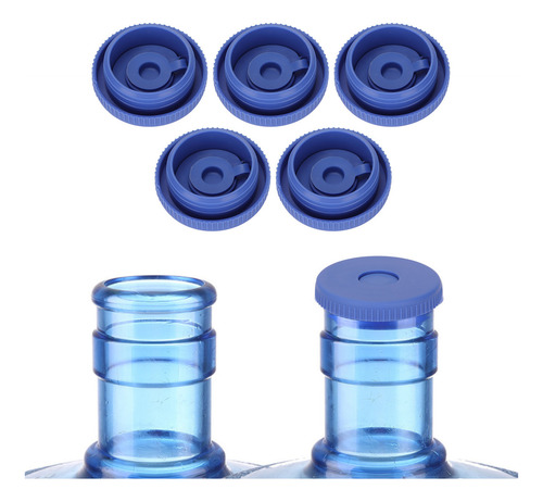 5 Tapones De Agua De Silicona De Repuesto Reutilizables De 5
