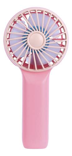 Miniso Ventilador De Mano Portátil Sintético Rosa 6x13.5 Cm 