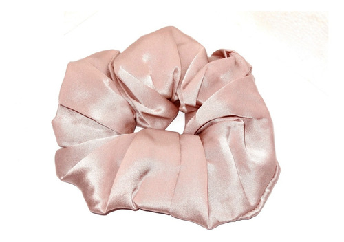 Scrunchie Colet Seda 100 % Cuidado Para Cabello Pelo Rosa Pl