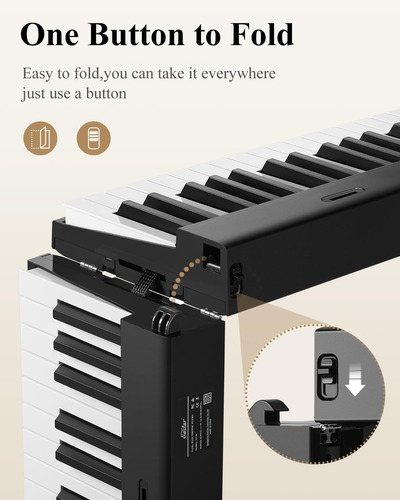 Eastar Ep-10 Piano Digital Digital Plotable 88 Teclado Semi