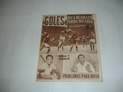 Revista Goles 866 Boca 4 Deportivo Quito 0 Libertadores 1965