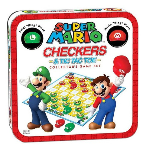 Super Mario Checkers / Tic Tac Toe Combo