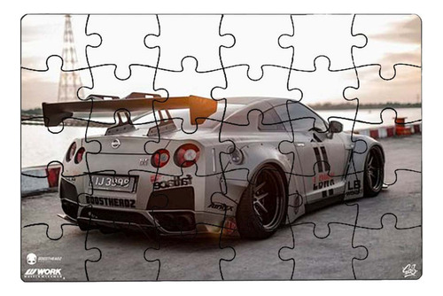 Rompecabezas Puzzle De Madera 30 Piezas Autos A16