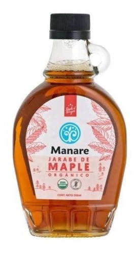 Jarabe De Maple Organico 250ml - Manare