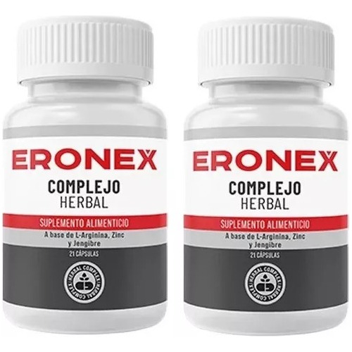 2 Pack Eronex Complejo Herbal Salud  20caps Sfn 2 Pack