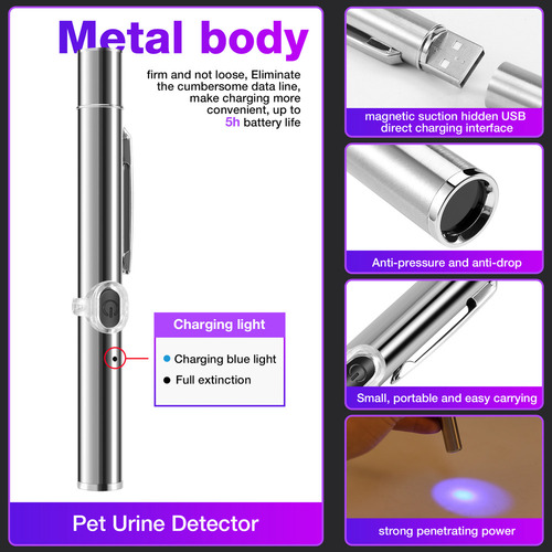 2×lámpara Wood's Portátil Luz Negra Ultravioleta For El Cuid