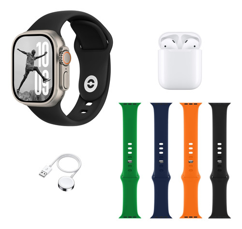Smartwatch Ultra S9 2,02 Llamadas Notificaciones Combo 2024