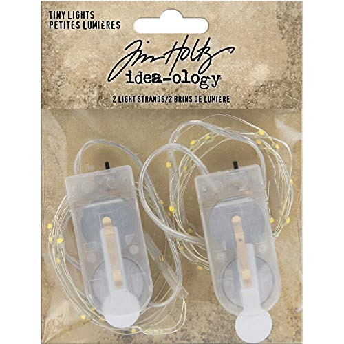 Idea-ology Battery Operated Wire Light Strands 2/pkg-ti...