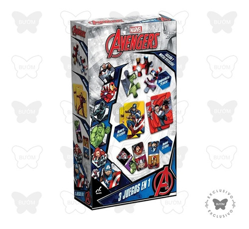 Avengers Marvel | Set De 3 Juegos (Usado)
