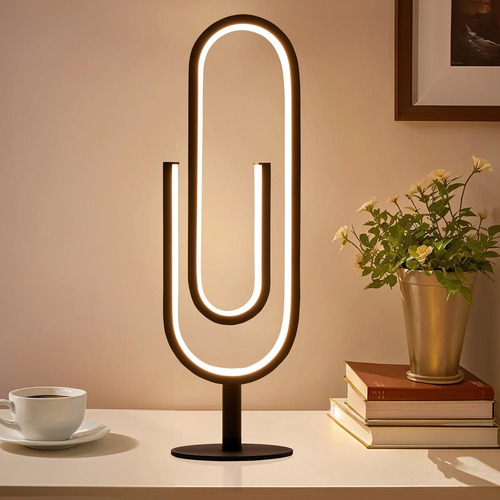 Lámpara De Mesa Led, Moderna Lámpara De Noche Regulable Cont