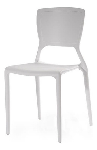 Silla Cocina Comedor Juliette - Desillas Estructura De La Silla Blanco Asiento Blanco