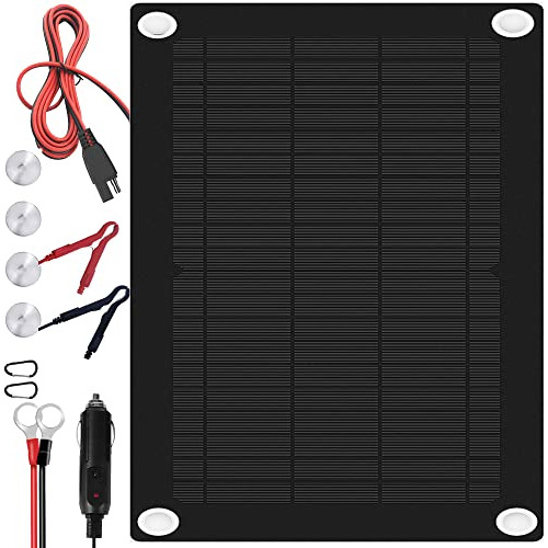 Cargador Solar De Batería De 10w De 12 Voltios Algorit...