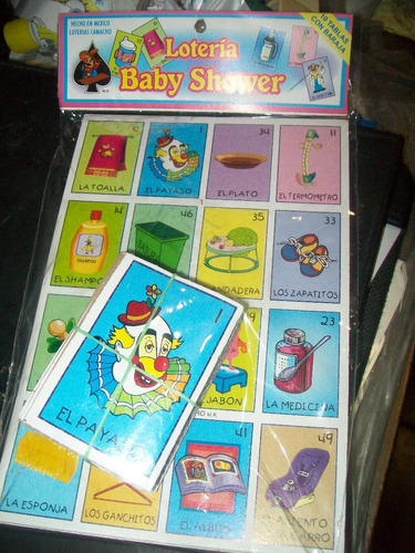 Gcg Juego De Mesa Didactico Loteria Baby Shower