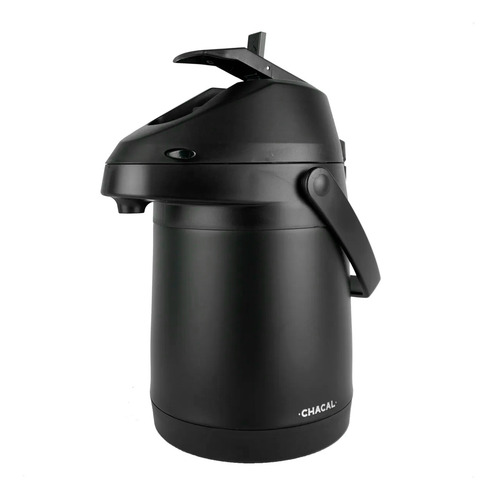 Garrafa Térmica Em Aço Inox 2,5 Litros Preta - Chacal