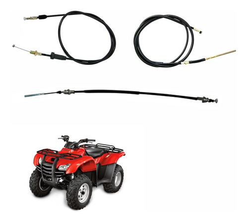 Cabo Acelerador +embreagem + Freio Traseiro Trx 420 Fourtrax