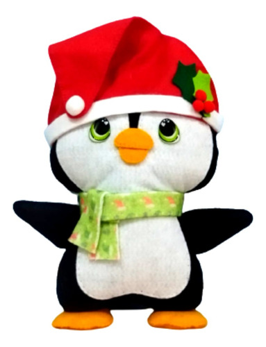 Pinguim De Natal Boneco Em Feltro Artesanal