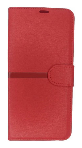 Funda tipo cartera para Xiaomi Redmi 10 - Color rojo