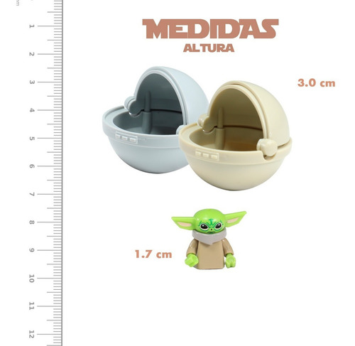 Baby Yoda Grogu Nave Mandalorian Star Wars Figura Coleccion